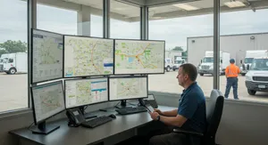 Operational efficiency and dispatch optimization dashboard Operational efficiency and dispatch optimization dashboard